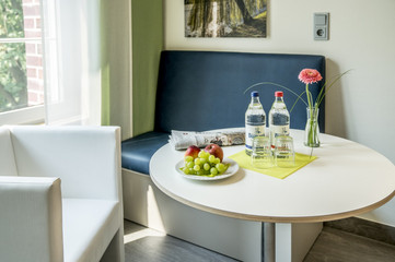 Sitzecke in der Lounge,  Wahlleistungsstation, Albertinen Krankenhaus, Albertinen Herz- und Gefäßzentrum, Standort Hamburg-Schnelsen