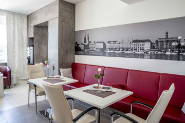 Lounge, Wahlleistungsstation, Albertinen Krankenhaus, Albertinen Herz- und Gefäßzentrum, Standort Hamburg-Volksdorf